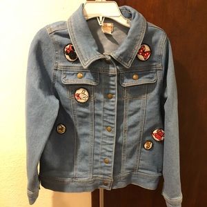 Girls Minnie Denim Jacket